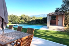 La-Villa-Aux-Buis : Terrasse face au Luberon