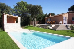 La-Villa-Aux-Buis : Jardin depuis les Caillebotis